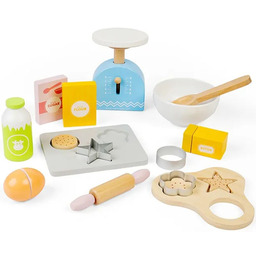 Zestaw do pieczenia ciasteczek z wagą Kolorowa fala