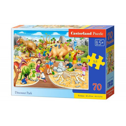 Castorland, puzzle, Park dinozaurów, 70 el.