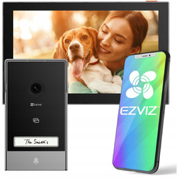 Inteligentny zestaw wideodomofonowy Ezviz HP7 2K Ekran Dotykowy,
