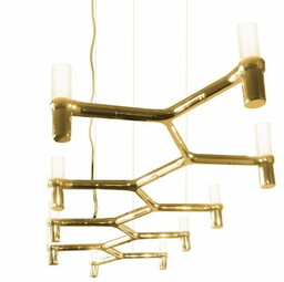 Lampa wisząca ATOMIC LONG złota