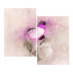 Obraz Rose Butterfly motyl pastelowy księżniczka