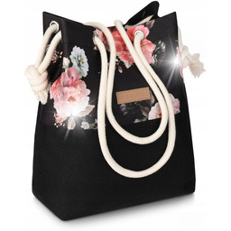 Torebka damska worek pojemna torba na ramię shopper