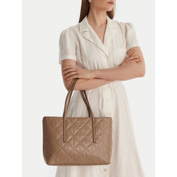 Torebka Calvin Klein Quilted Small Tote LV04F3325G Beżowy