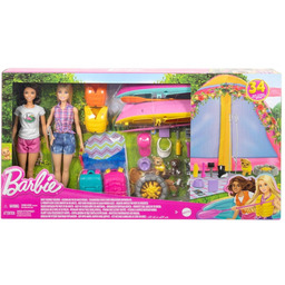Barbie Wielki biwak zestaw z 2 lalkami