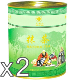 Matcha, sproszkowana zielona herbata w puszce 80g x