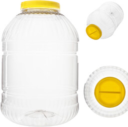 Słoik plastikowy 10L żółty
