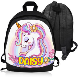 PLECAK JEDNOROŻEC UNICORN z NADRUKIEM IMIENIA - Idealny