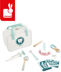 Zestaw dentysty z 9 akcesoriami 3+ J06550-Janod, zabawa