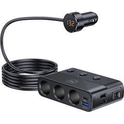 3mk Ładowarka samochodowa z rozgałęźnikiem Car Power Splitter