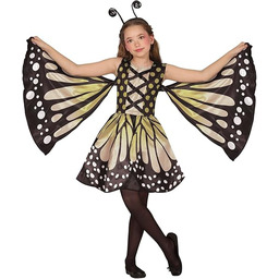 FIESTAS GUIRCA Kostium Cudowny Motyl Dziewczyna - Żółta