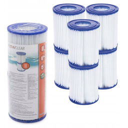 6 x Filtry Filtr do Pompy Basenowej Basen