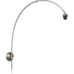 Nowoczesna lampa ścienna ze stali bez klosza -