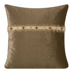 Eurofirany Poszewka tiana 02 45x45 cm jasnobrązowy