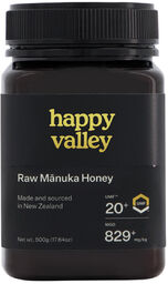 Happy Valley, miód Manuka UMF 20+, 500 g