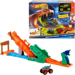 Hot Wheels Tor Monster Trucks Rajdowe wyzwanie Paszcza