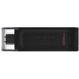 MEMORY DRIVE FLASH USB-C 128GB/DT70/128GB KINGSTON