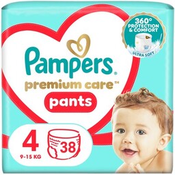 PAMPERS Pieluchomajtki Premium Care Pants 4 (38 szt.)