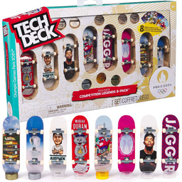 Tech Deck Zestaw Competition Legends Paris 2024 8-PACK