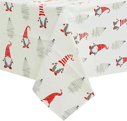 Mr Crimbo Wipe Clean PVC Winylowy świąteczny obrus