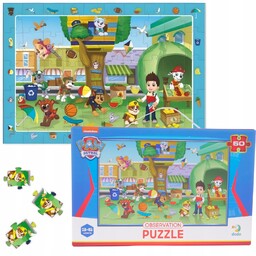 Puzzle obserwacyjne Paw Psi Patrol Zestaw Do Układania