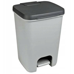 Kosz na śmieci Curver Essentials 20L, szary