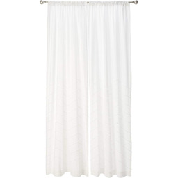 Lush Decor Chenille Chevron zasłona okienna para, 240