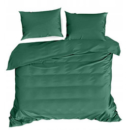 Komplet pościeli ciemna zieleń Bawełna 160x200 cm NOVA3