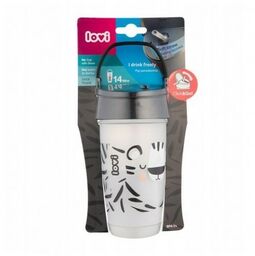 Lovi Kubek ze słomką Active Salt&Pepper 350 ml