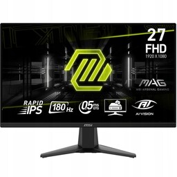 Monitor 27" Msi Mag 275F |1920x1080 (FHD)|180Hz|0,5ms| Rapid