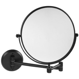Sapho XR010B X-ROUND Black E wiszące lusterko kosmetyczne