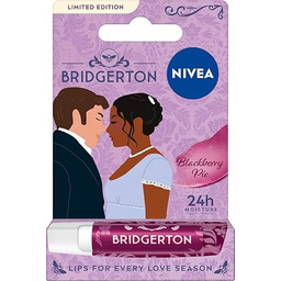 NIVEA Bridgerton Edition Pielęgnująca pomadka do ust Blueberry