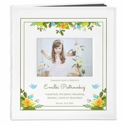 Album na zdjęcia z okienkiem i nadrukiem