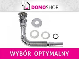 Syfon elastyczny 1"1/4*32 z korkiem CLICK CLACK