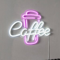 STAR TRADING Kinkiet LED Coffee, różowy/biały, plexi, 40