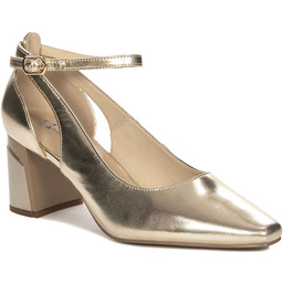 Maciejka Czółenka Damskie Złote-40