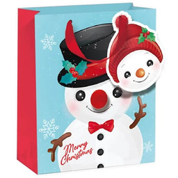 Torebka prezentowa Bałwanek mała - 1 szt.