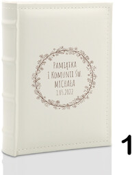 Album komunijny wsuwany na 100 zdjęć 13x18 personalizowany