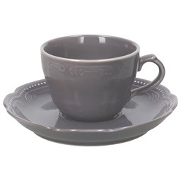 TOGNANA Zestaw filiżanek Charme Grigio Londra 205 ml