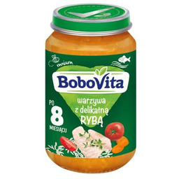 BoboVita Warzywa z delikatną rybą po 8 miesiącu,