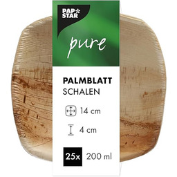 25 miseczek Liść palmowy Pure 200 ml 4