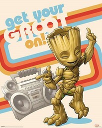 Strażnicy Galaktyki Get Your Groot On - plakat