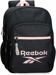 Reebok Beverly Plecak szkolny Podwójna komora Czarny 30x40x12