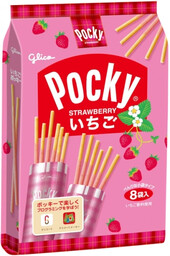 Paluszki Pocky Strawberry Share Pack o smaku truskawkowym