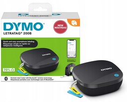 Dymo Drukarka LetraTag 200B Bluetooth 2 taśmy