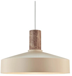 Lampa Wisząca Nordlux, Elvas, ściemnialny, beżowy, jadalnia, metal,