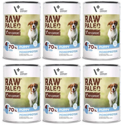 RAW PALEO mokra karma dla szczeniąt z dorszem