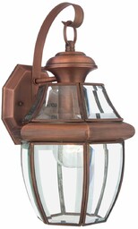 Zewnętrzna LAMPA ścienna QZ-NEWBURY2-M-AC Elstead QUOIZEL elewacyjna OPRAWA