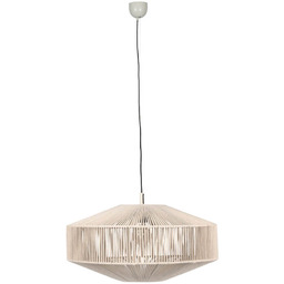 Trio Leuchten Lampa wisząca Japandi brązowy sznur 61