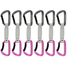 Zestaw ekspresów MAMMUT Workhorse Keylock 12cm 6-Pack pink
