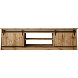 Cama Meble Szafka RTV GRANERO 200x56,7x35 dąb wotan